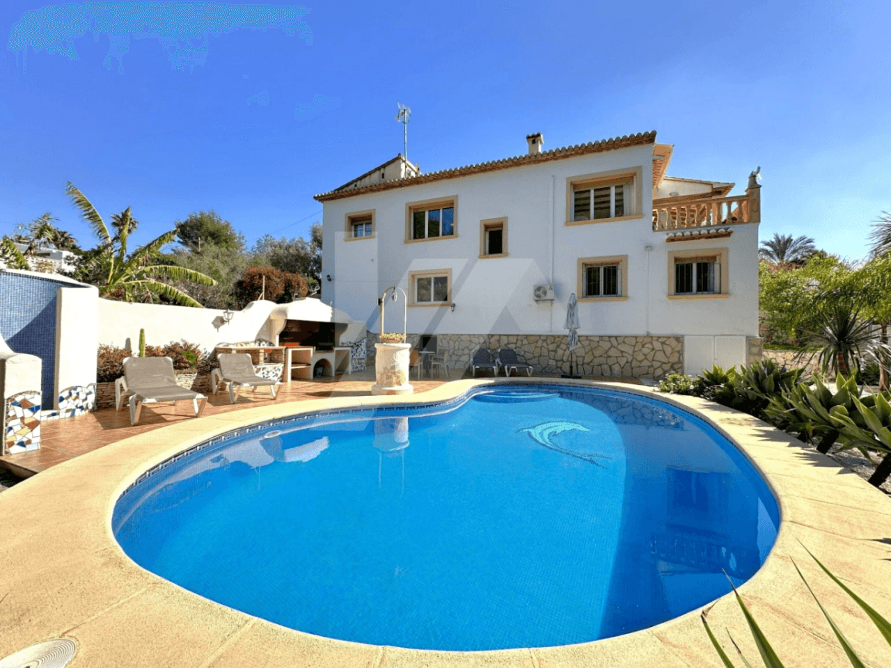Villa de Estilo Mediterráneo en venta en Benissa, Costa Blanca.