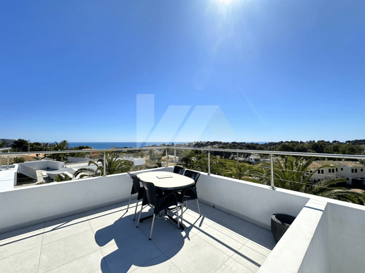Villa con vistas al Mar en venta en Moraira, Costa Blanca.